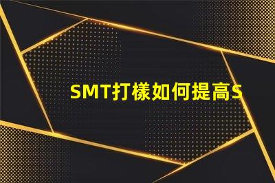 SMT打樣如何提高SMT打樣效率與質量