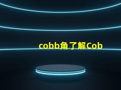 cobb角了解Cobb角的重要性及其應用