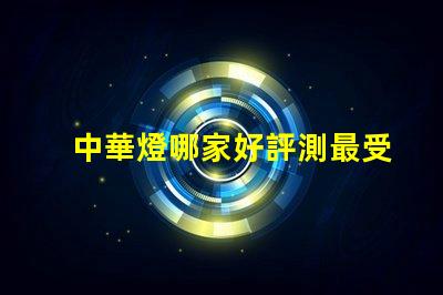 中華燈哪家好評測最受歡迎的中華燈品牌