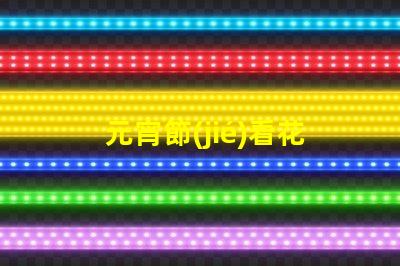 元宵節(jié)看花燈探索獨(dú)特花燈創(chuàng)造的節(jié)日魅力