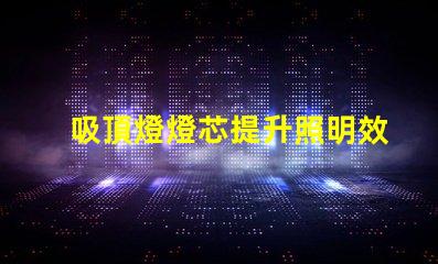 吸頂燈燈芯提升照明效率的關(guān)鍵組件