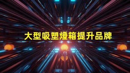 大型吸塑燈箱提升品牌曝光的絕佳選擇