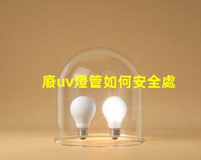 廢uv燈管如何安全處理過期UV燈管的必知指南