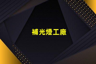 補光燈工廠