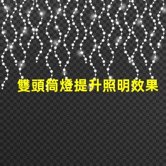 雙頭筒燈提升照明效果的選擇