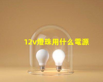 12v燈珠用什么電源