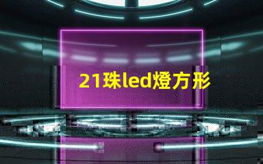 21珠led燈方形