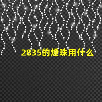 2835的燈珠用什么支架