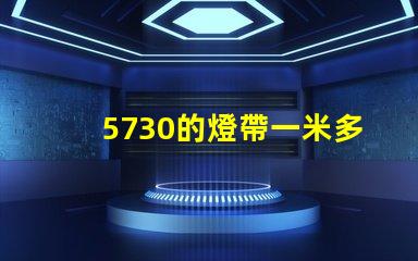 5730的燈帶一米多少瓦