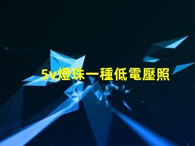 5v燈珠一種低電壓照明組件的選擇