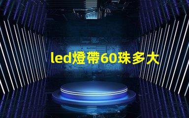 led燈帶60珠多大