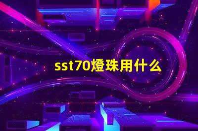 sst70燈珠用什么電池