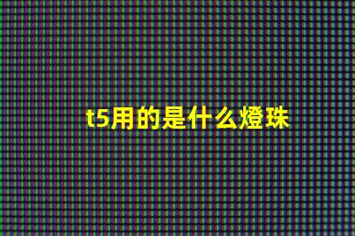 t5用的是什么燈珠