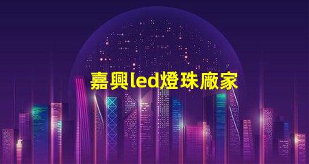 嘉興led燈珠廠家
