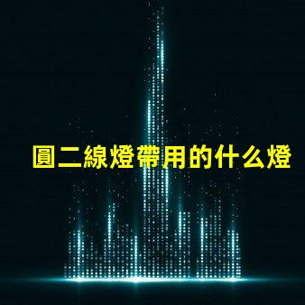 圓二線燈帶用的什么燈珠