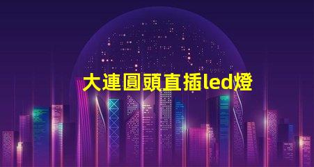 大連圓頭直插led燈珠