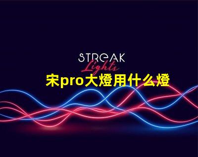 宋pro大燈用什么燈珠