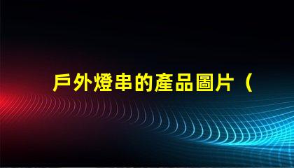 戶外燈串的產品圖片（展示戶外燈串的產品圖片）