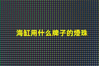 海缸用什么牌子的燈珠