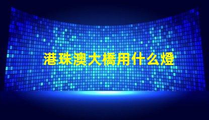 港珠澳大橋用什么燈