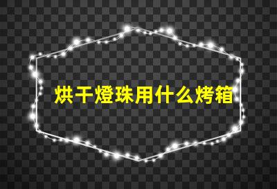 烘干燈珠用什么烤箱