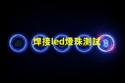 焊接led燈珠測試