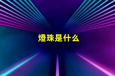 燈珠是什么