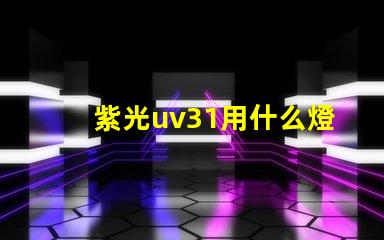 紫光uv31用什么燈珠