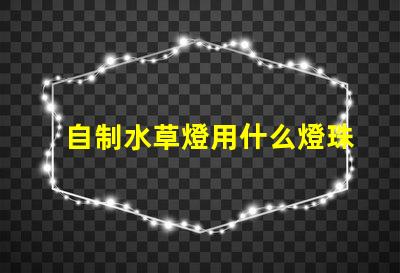 自制水草燈用什么燈珠好