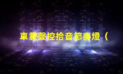 車載聲控拾音節奏燈（為車內音樂增添舞動燈光效果）