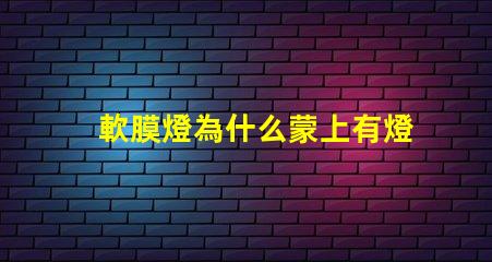 軟膜燈為什么蒙上有燈珠