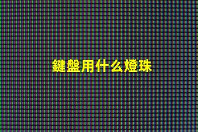 鍵盤用什么燈珠