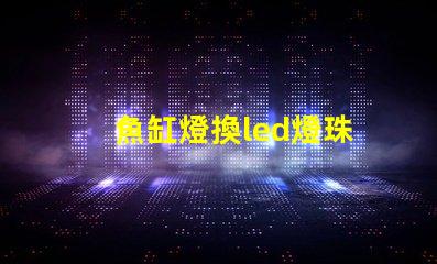 魚缸燈換led燈珠